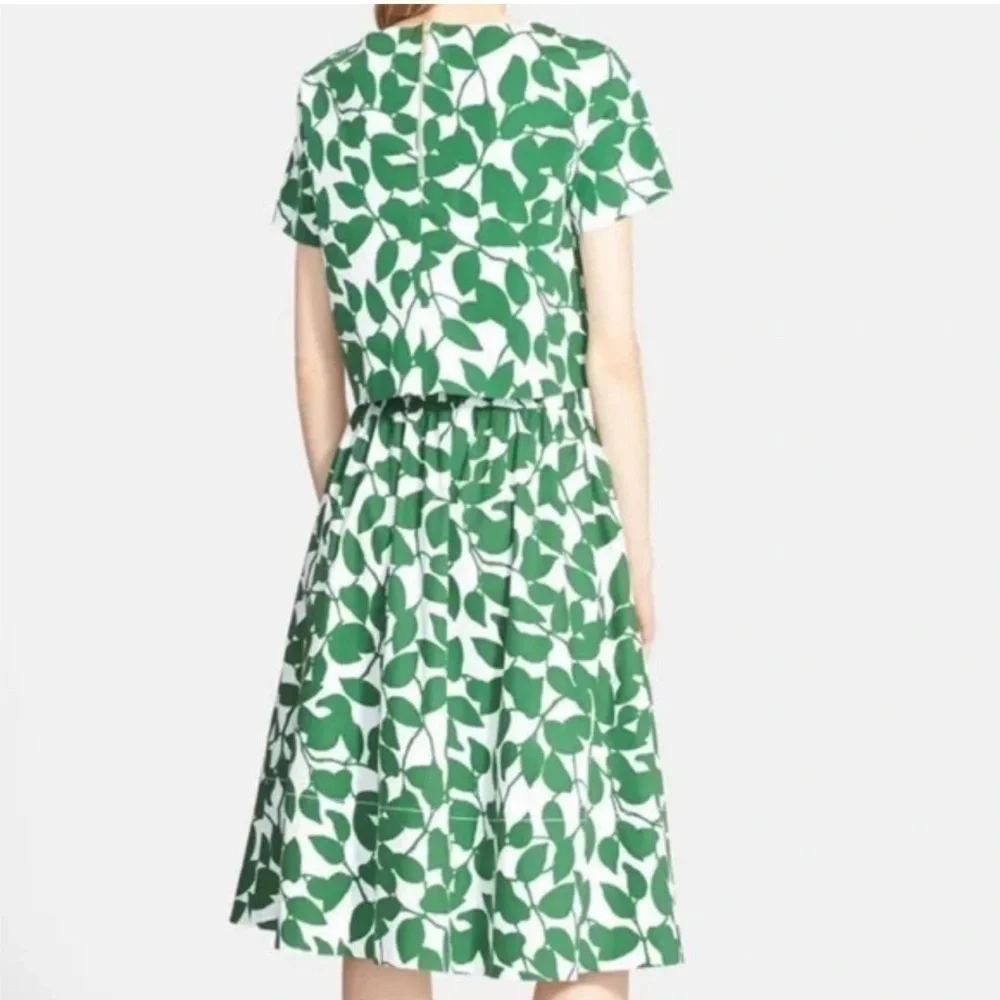 Kate Spade New York Garden Leaves Stretch Cotton Crop Top 💕